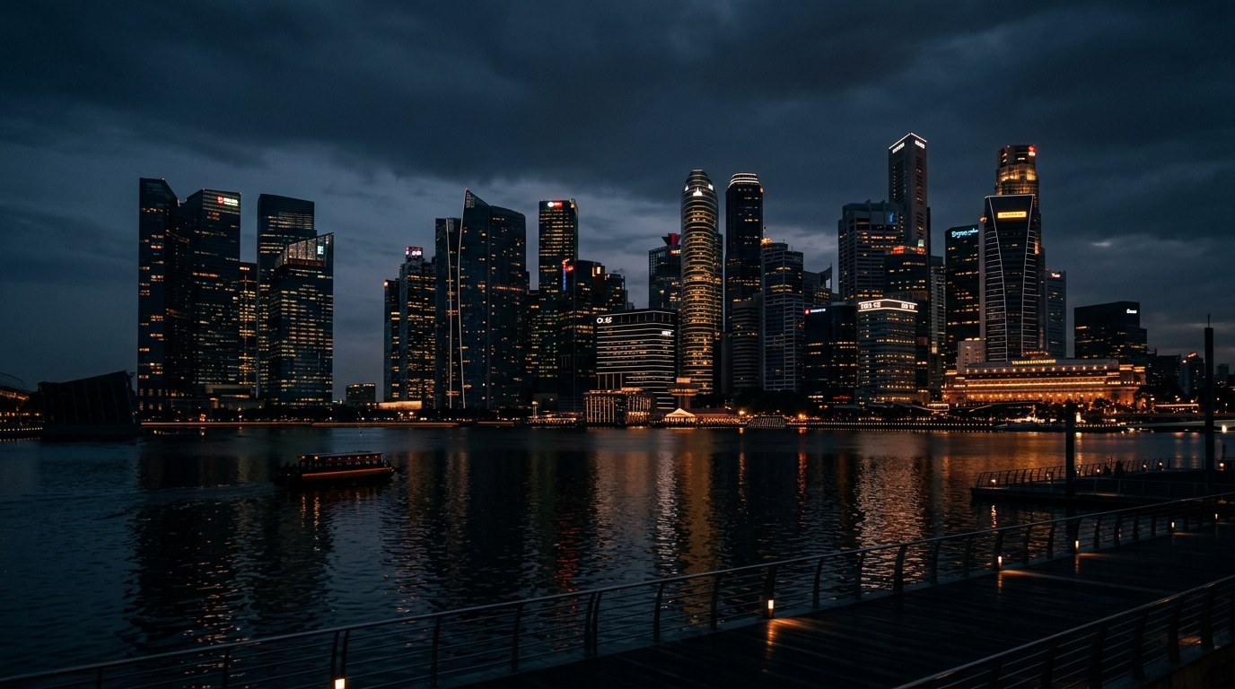 Singapore financial district
